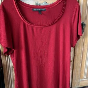 White House Black Market Red Women's Top
